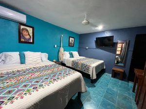 Mermaid and Pearl casita bedroom