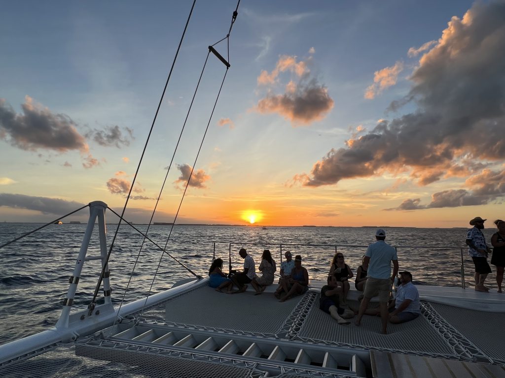 Isla Mujeres Travel Guide sunset cruise